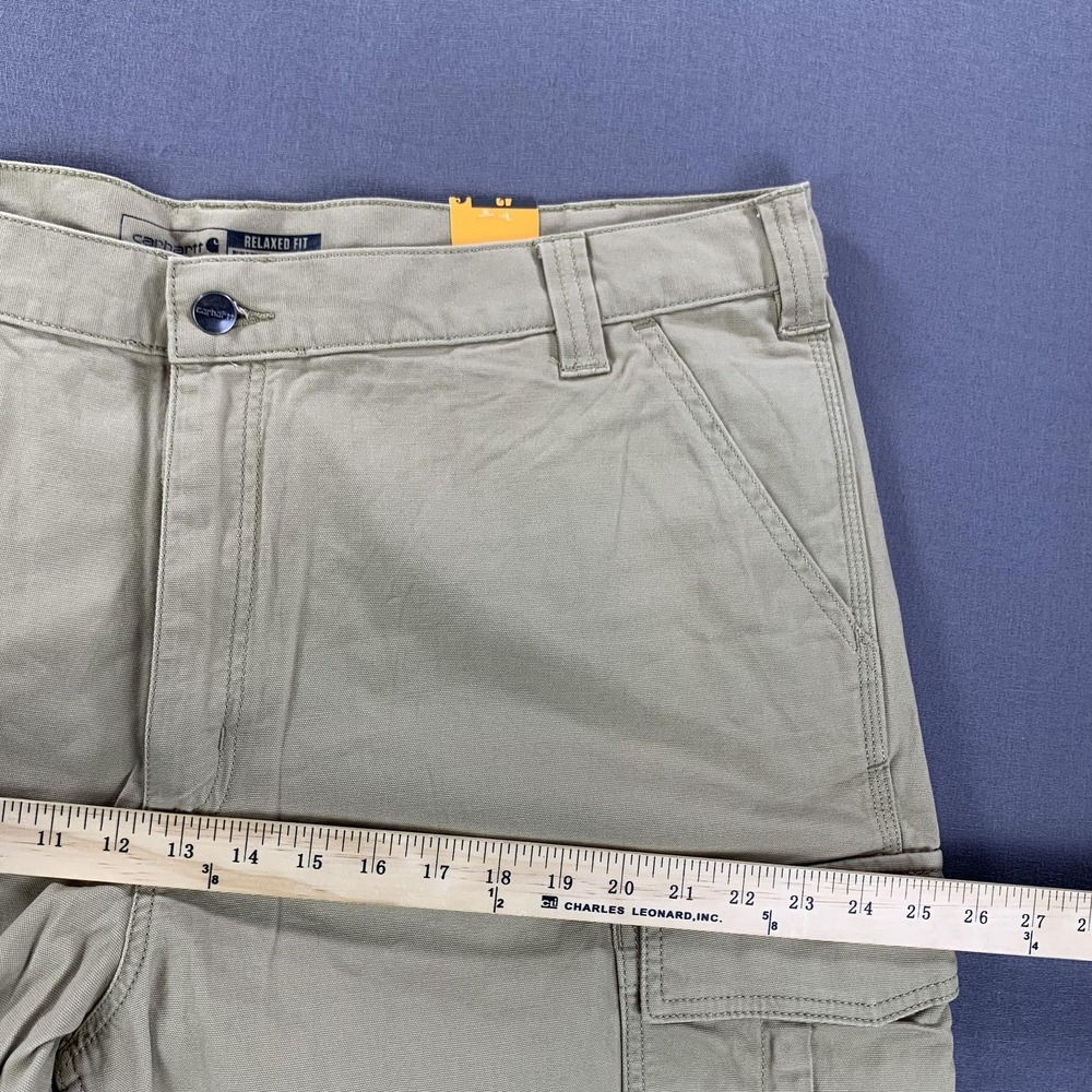 Carhartt Cargo Shorts Mens 42 Beige Rugged Flex Relaxed Fit Canvas Work - Picture 13 of 16